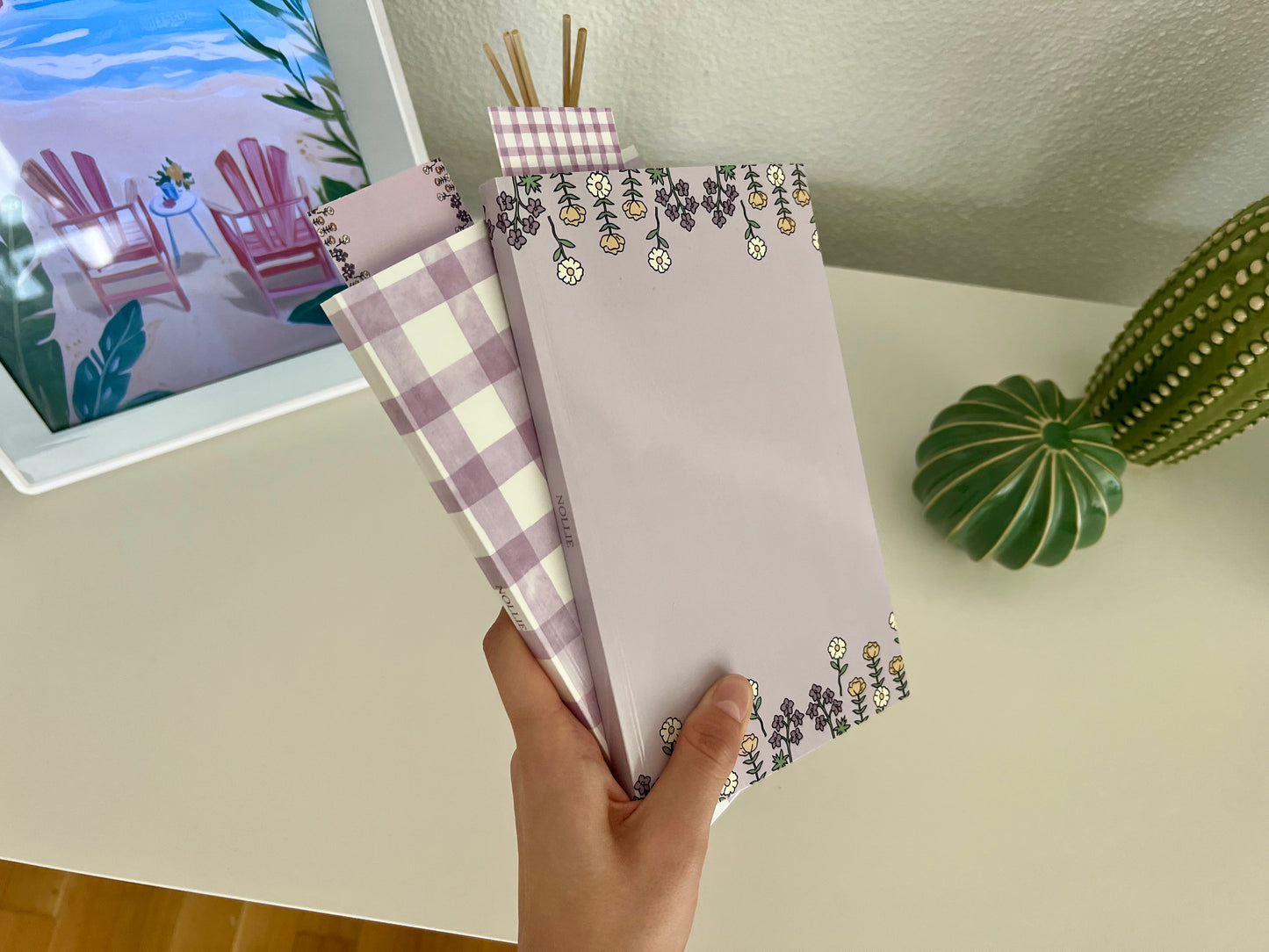 The Cozy Writer's Journal: Violet Gingham