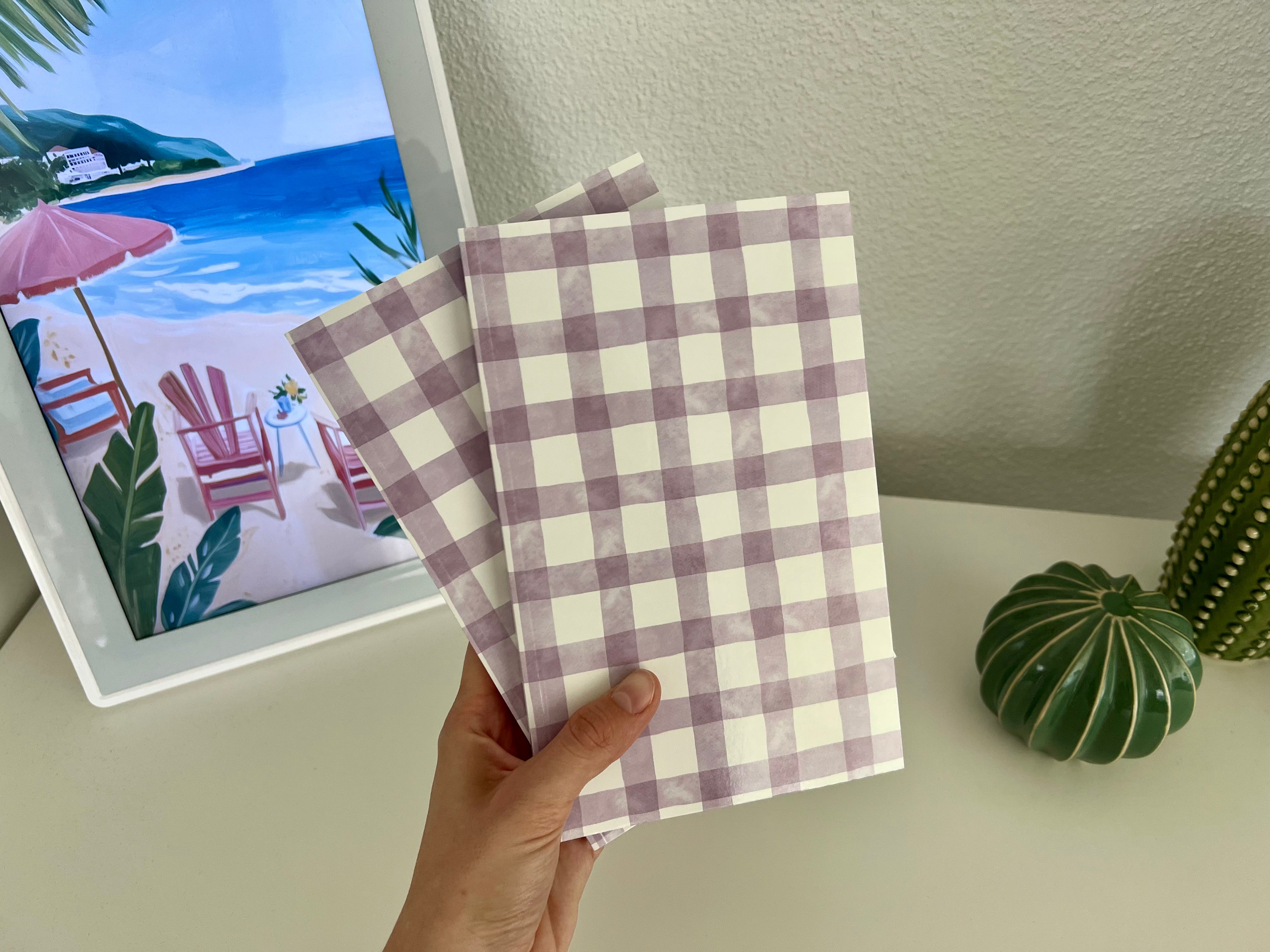The Cozy Writer's Journal: Violet Gingham