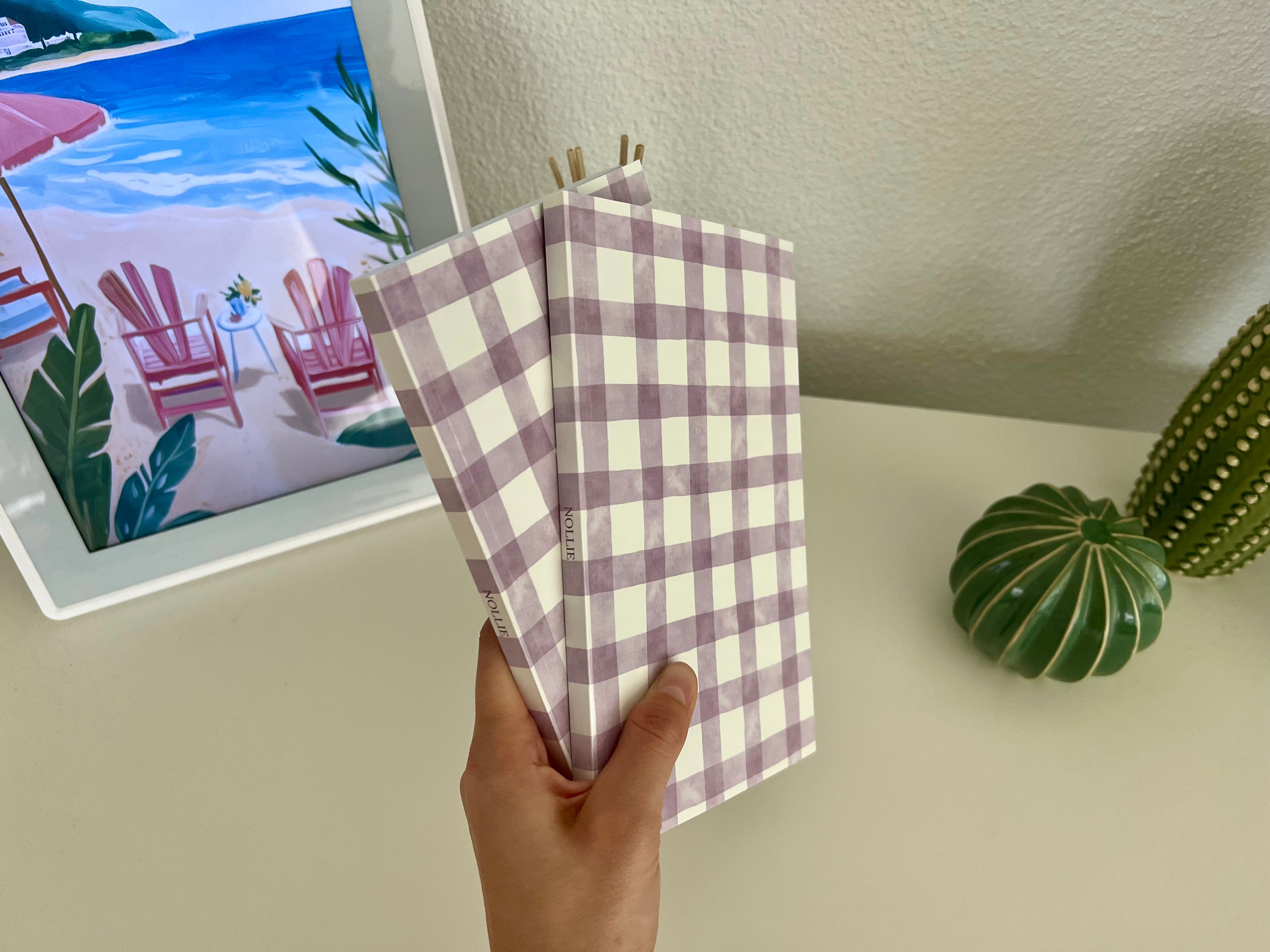 The Cozy Writer's Journal: Violet Gingham
