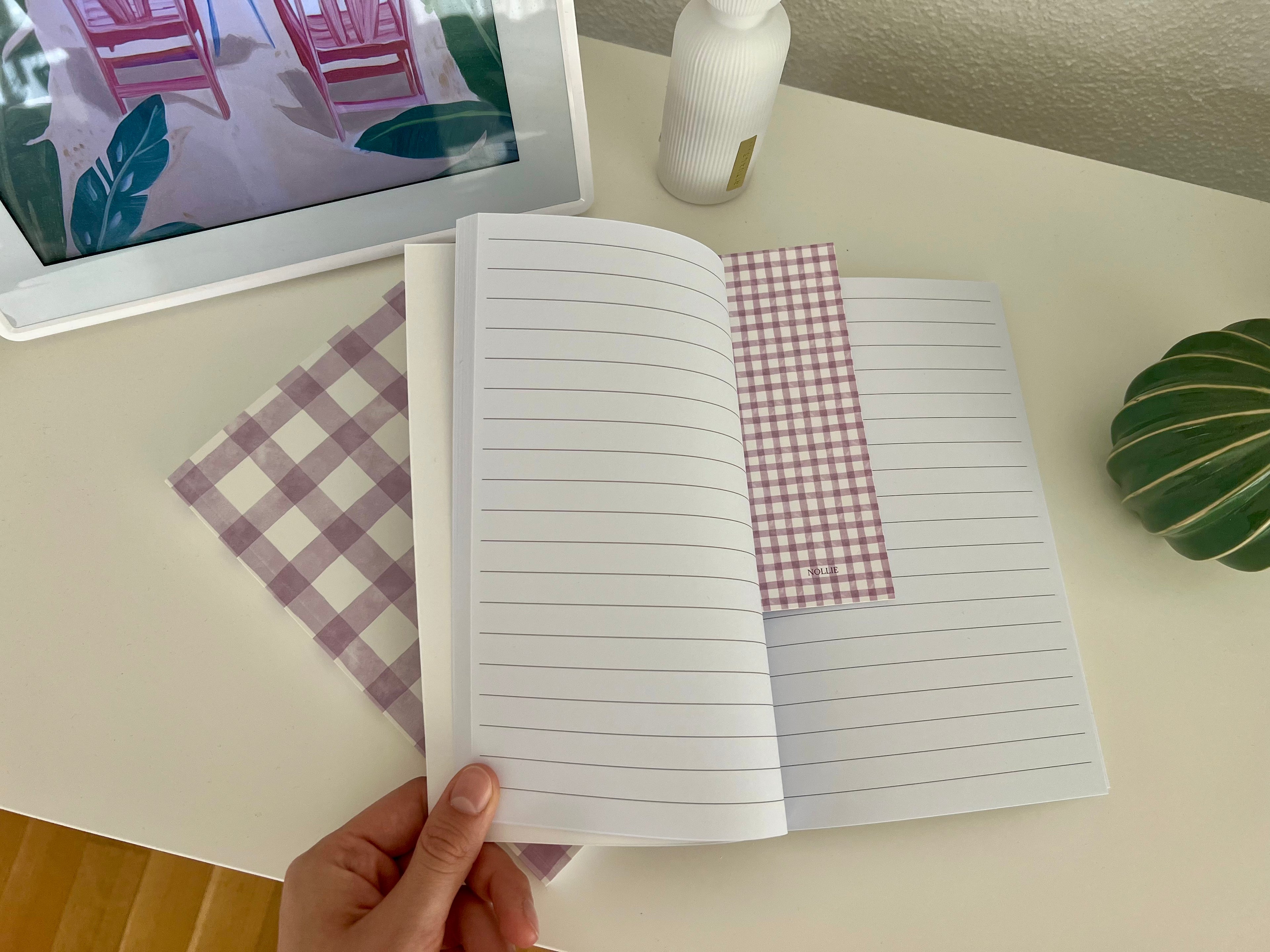 The Cozy Writer's Journal: Violet Gingham