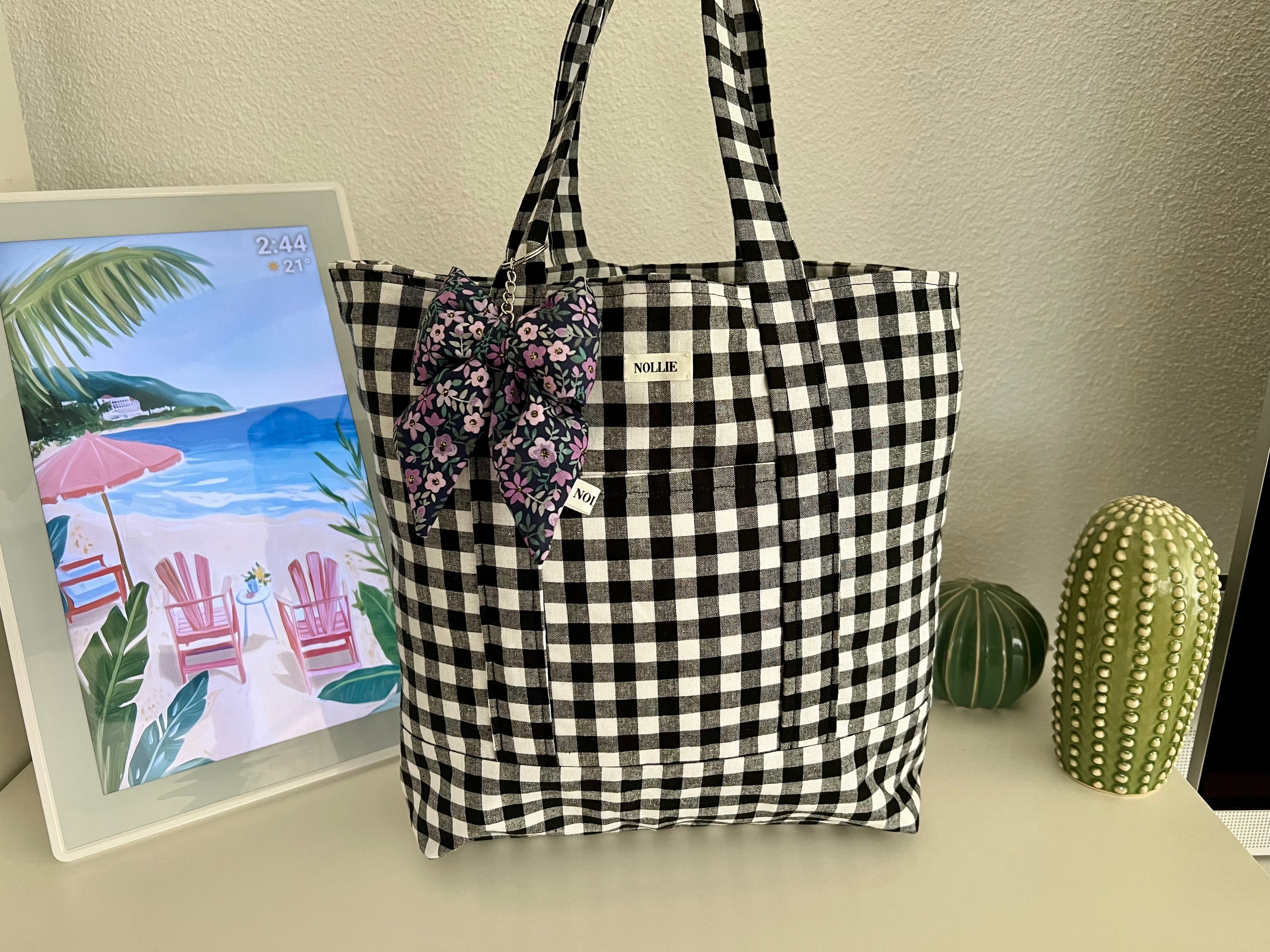 Bow Keychain Flower Violet