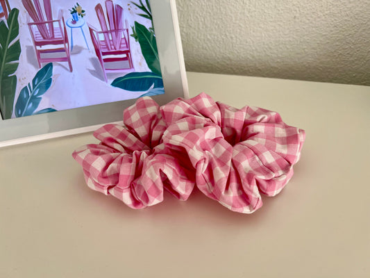 XXL Scrunchie Gingham Pink
