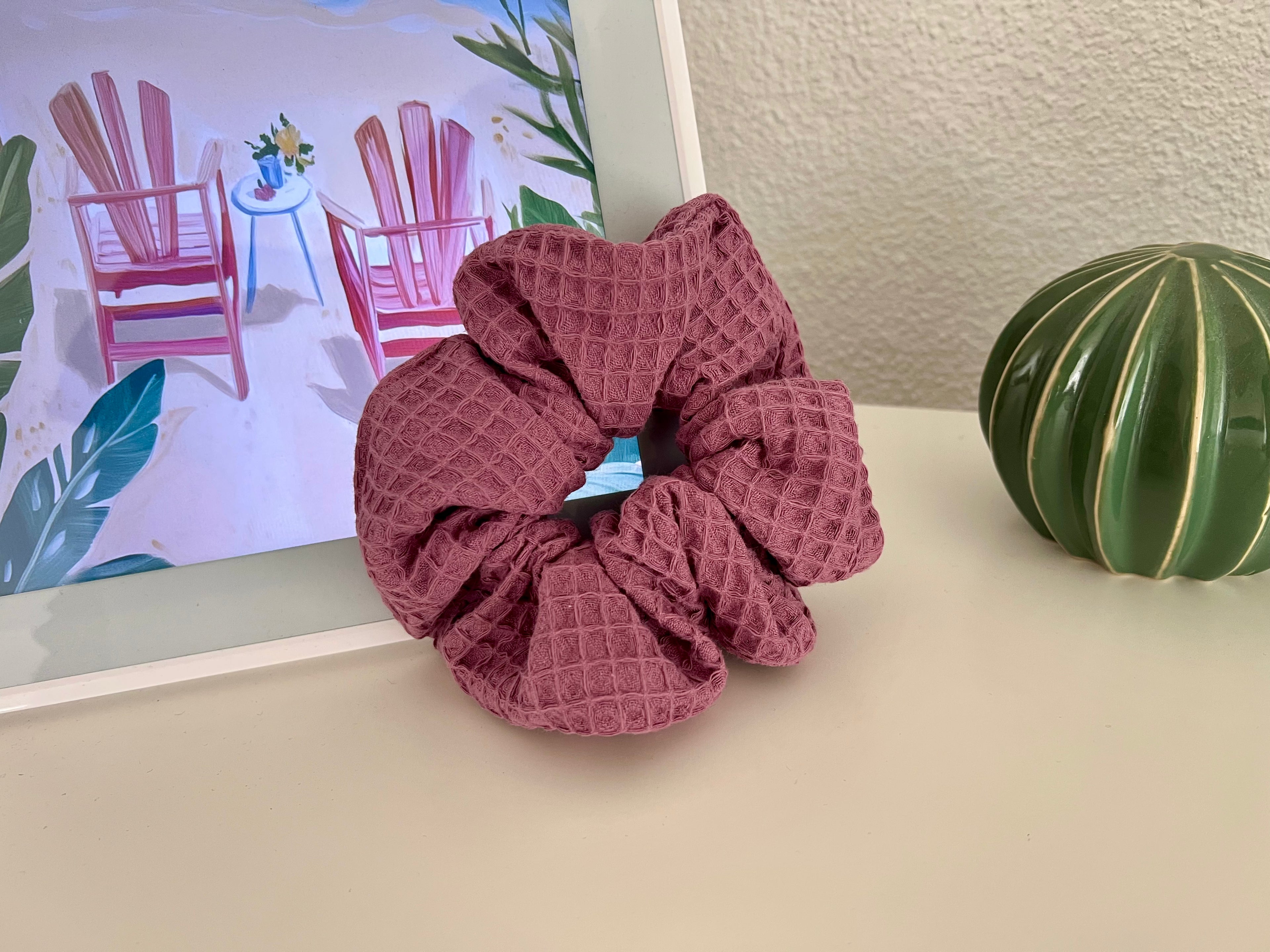 XL Scrunchie Waffle Violet
