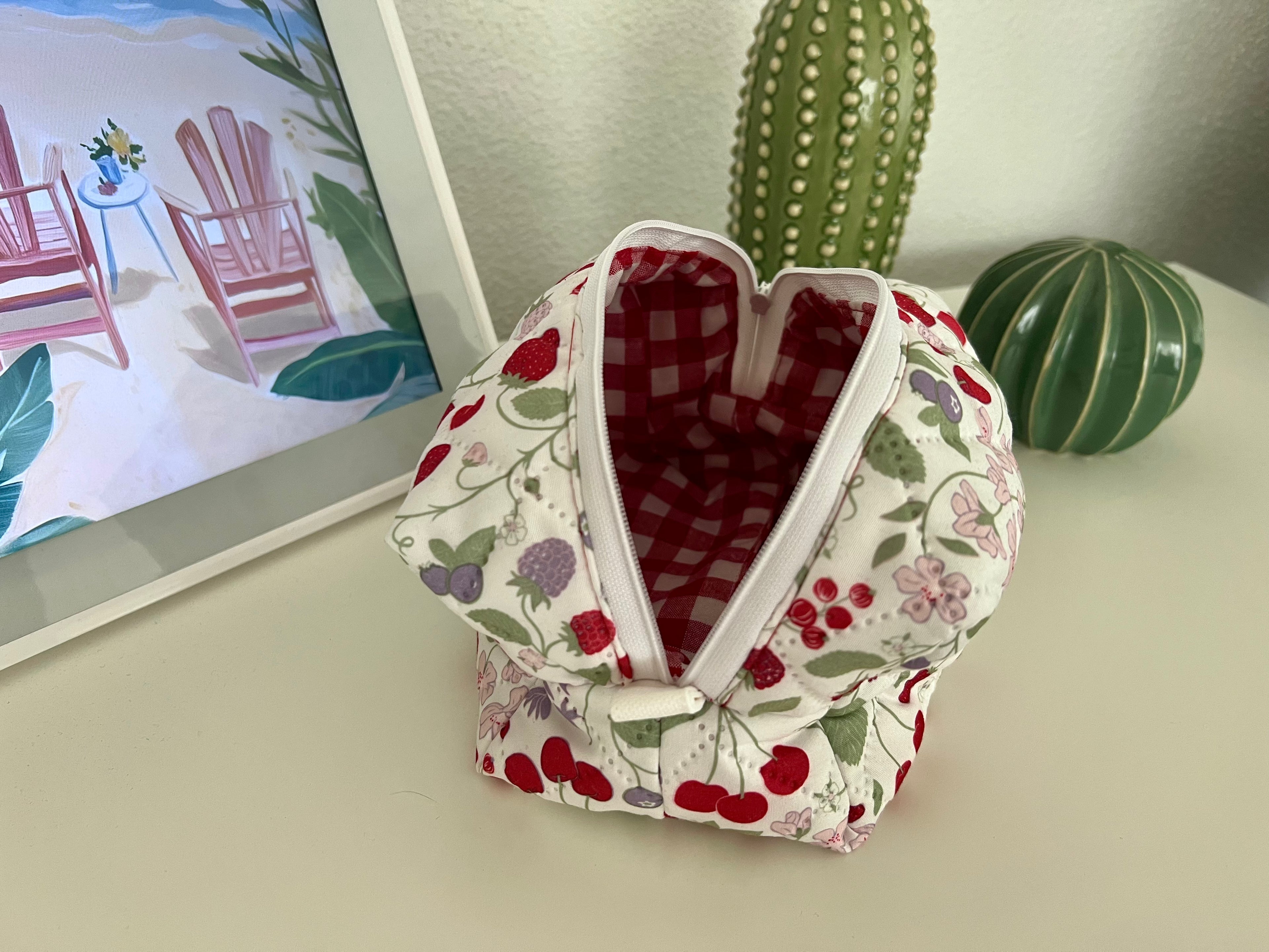 Strawberry Makeup Bag