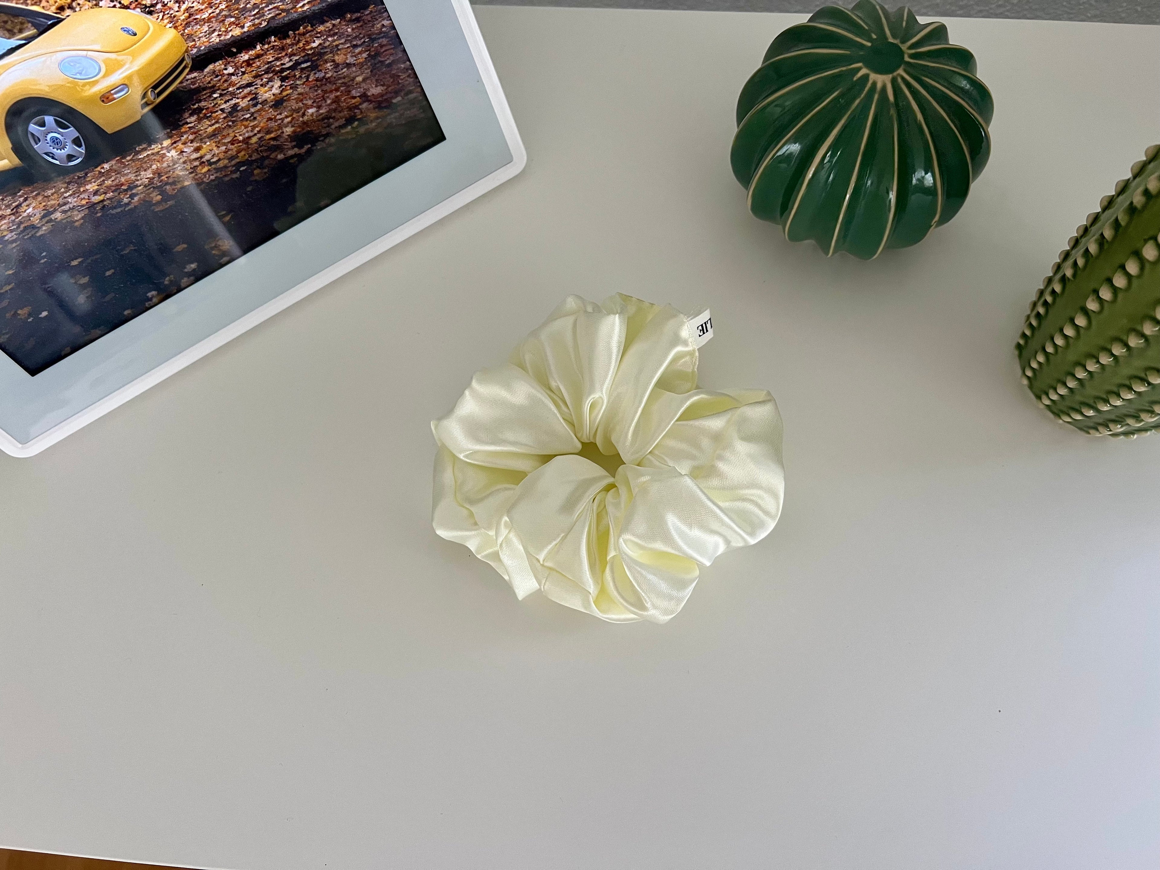 Xl Scrunchie Satin Champagner