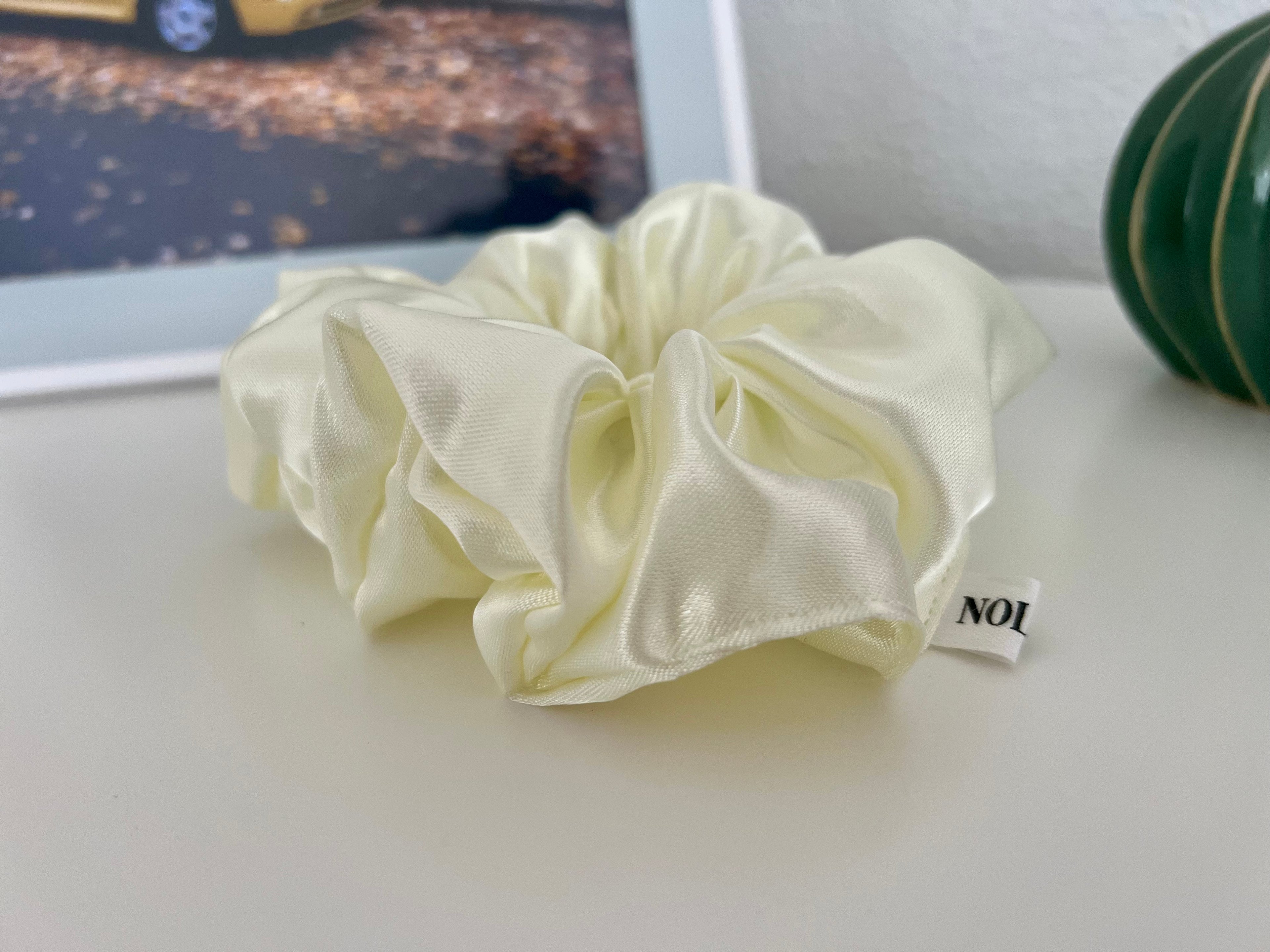 Xl Scrunchie Satin Champagner